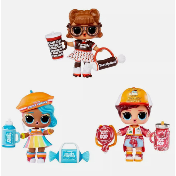 L.O.L. Surprise Mini Sweets S3 Deluxe Tootsie 3 Dolls Color-Changing NWT - Picture 4 of 6